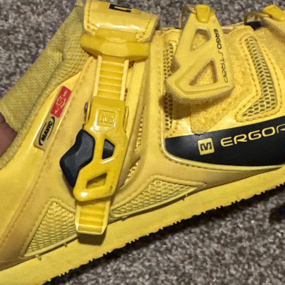 Mavic Podium SS13 Yellow Cycling Size 9 - Picture 6 of 13